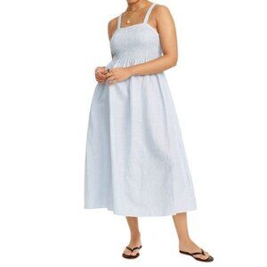 J. Crew Light Blue Midi Dress